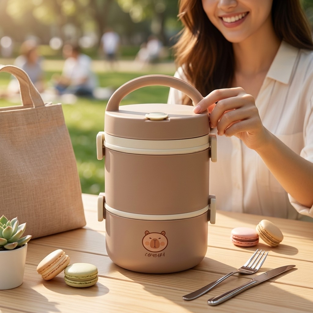 304ステンレス鋼製保温ランチボックス弁当箱セット、電子レン - Food Storage 30 Years のレビューと価格