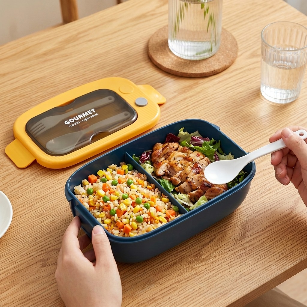 電子レンジ対応プラスチック製弁当箱 2コンパートメント漏れ防 - Food Storage 30 Years のレビューと価格
