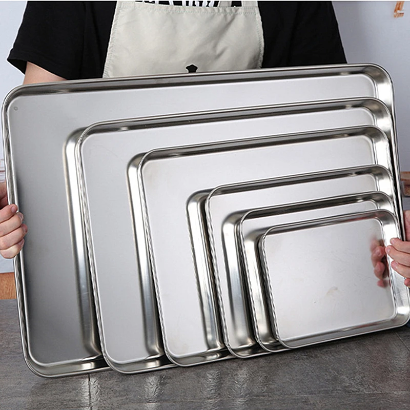 キッチン長方形ステンレス製食品保存サービングトレイソーセージ - Food Storage For Restaurant のレビューと価格