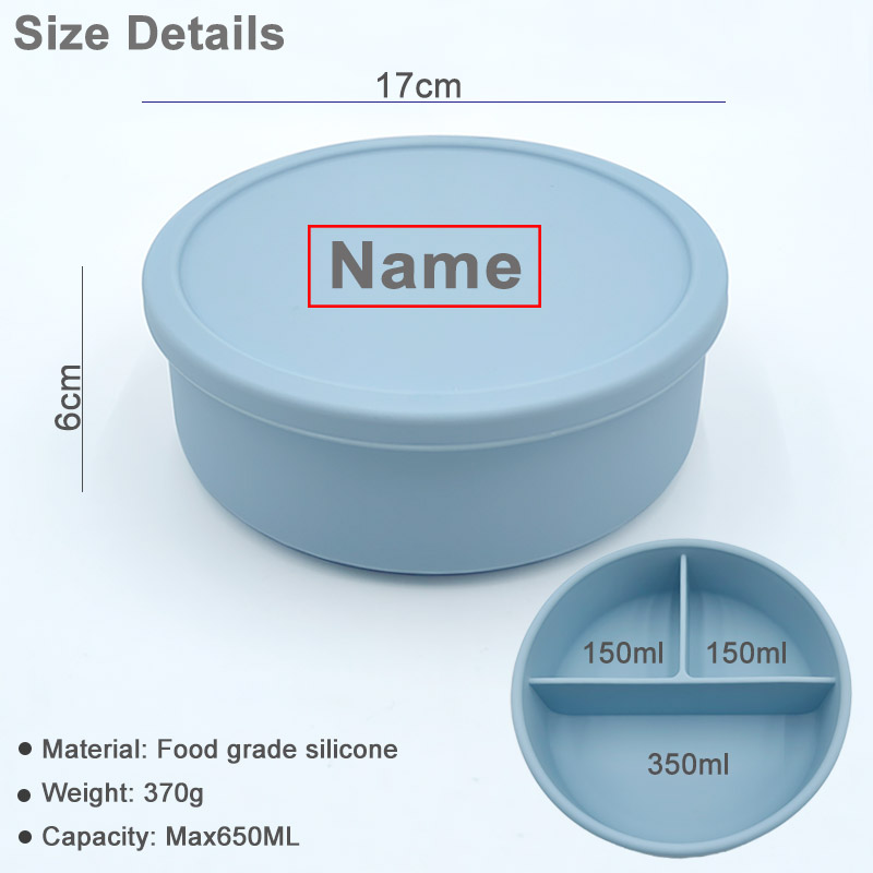 子供用のパーソナライズされた名前の漏れ防止弁当箱、離乳食の保 - Food Storage Name のレビューと価格
