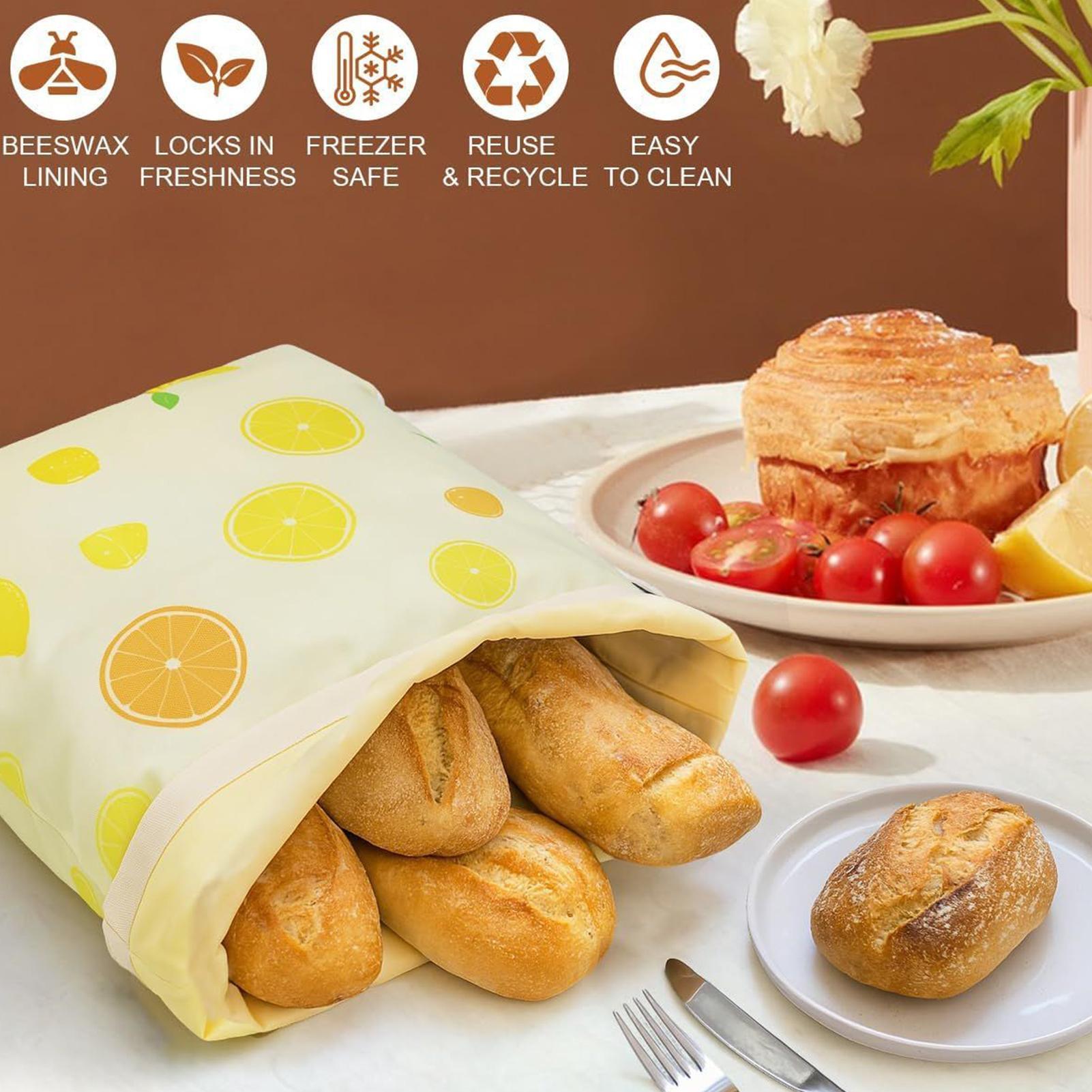パン袋 再利用可能 再利用可能なパン食品保存袋 食品保存ポー - Food Storage Bag のレビューと価格