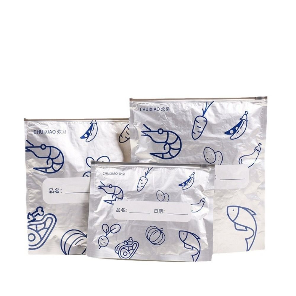 10 ピース/バッグ大容量アルミ箔食品袋漏れ防止冷凍庫安全冷 - Food Storage Bag のレビューと価格