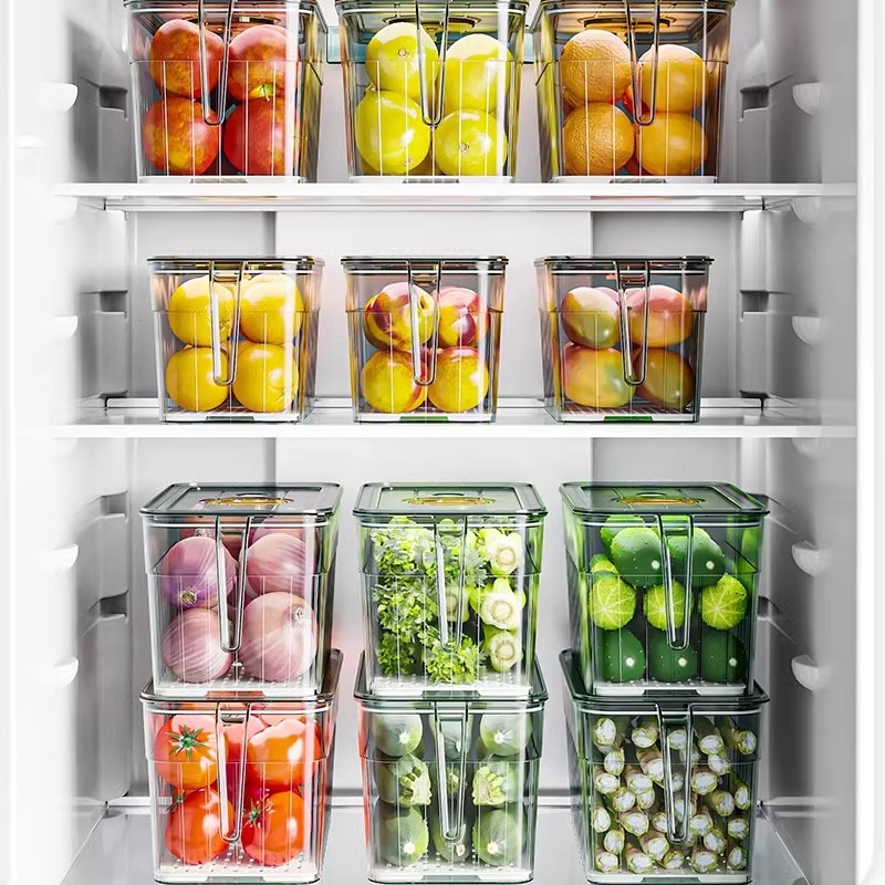 冷蔵庫整理収納ボックス、卵、果物、野菜、食品グレードの収納小 - Food Storage Refrigerator のレビューと価格