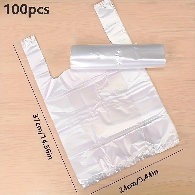 100 個ミニ透明使い捨てビニール袋 3 サイズオプションス - Food Storage Bag のレビューと価格