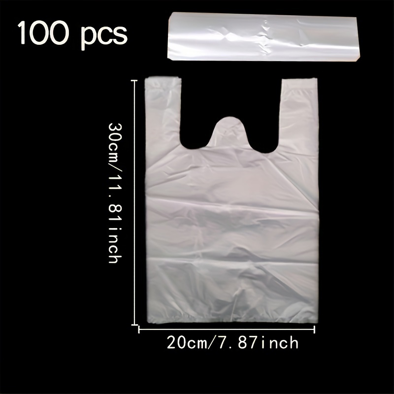 100 個ミニ透明使い捨てビニール袋 3 サイズオプションス - Food Storage Bag のレビューと価格