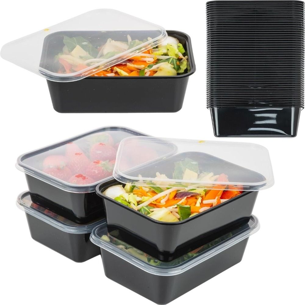 5個/セット 新品 プラスチック製 使い捨て食品容器 大容量 - Food Storage Without Plastic のレビューと価格