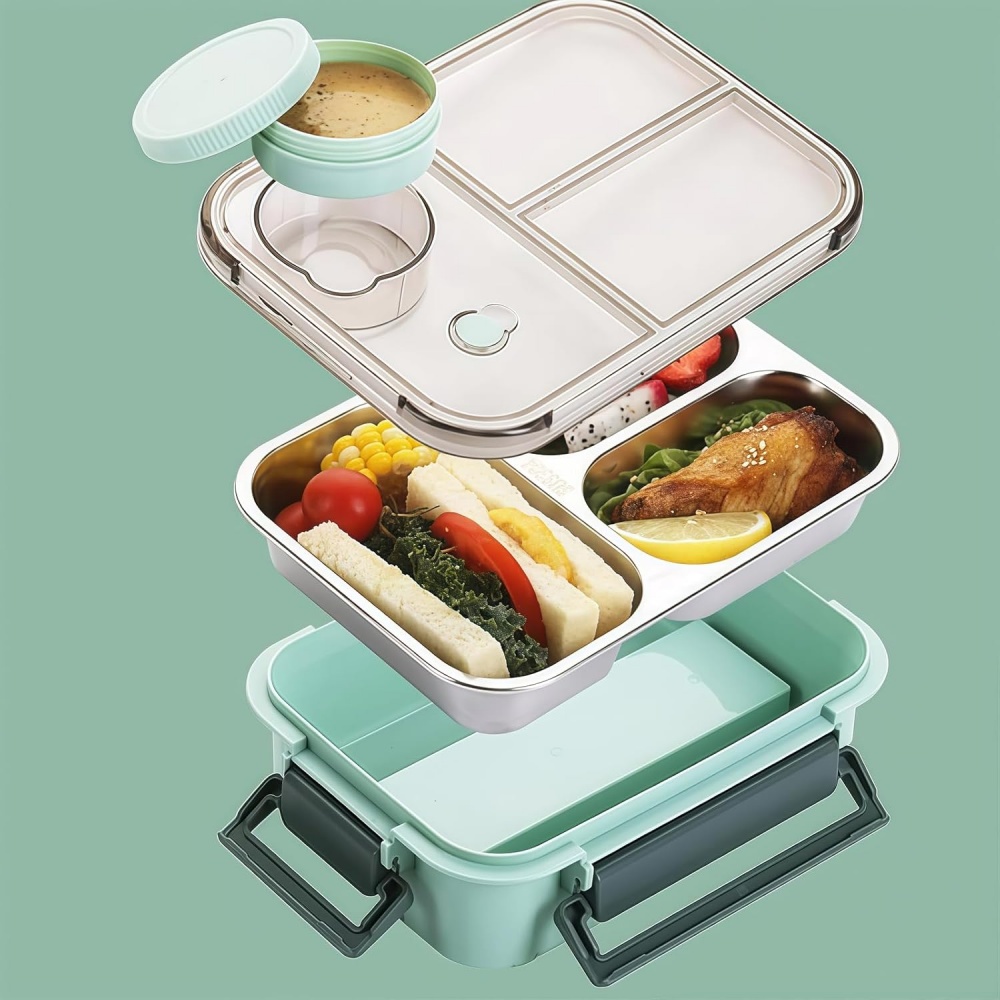 850ml ポータブルランチボックス子供大人用サーモスープ弁 - Food Storage 30 Years のレビューと価格