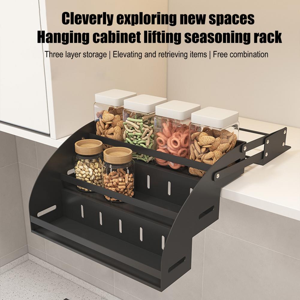 3段式スパイスオーガナイザー、3段プルダウン式スパイスラック - Food Storage Without Plastic のレビューと価格