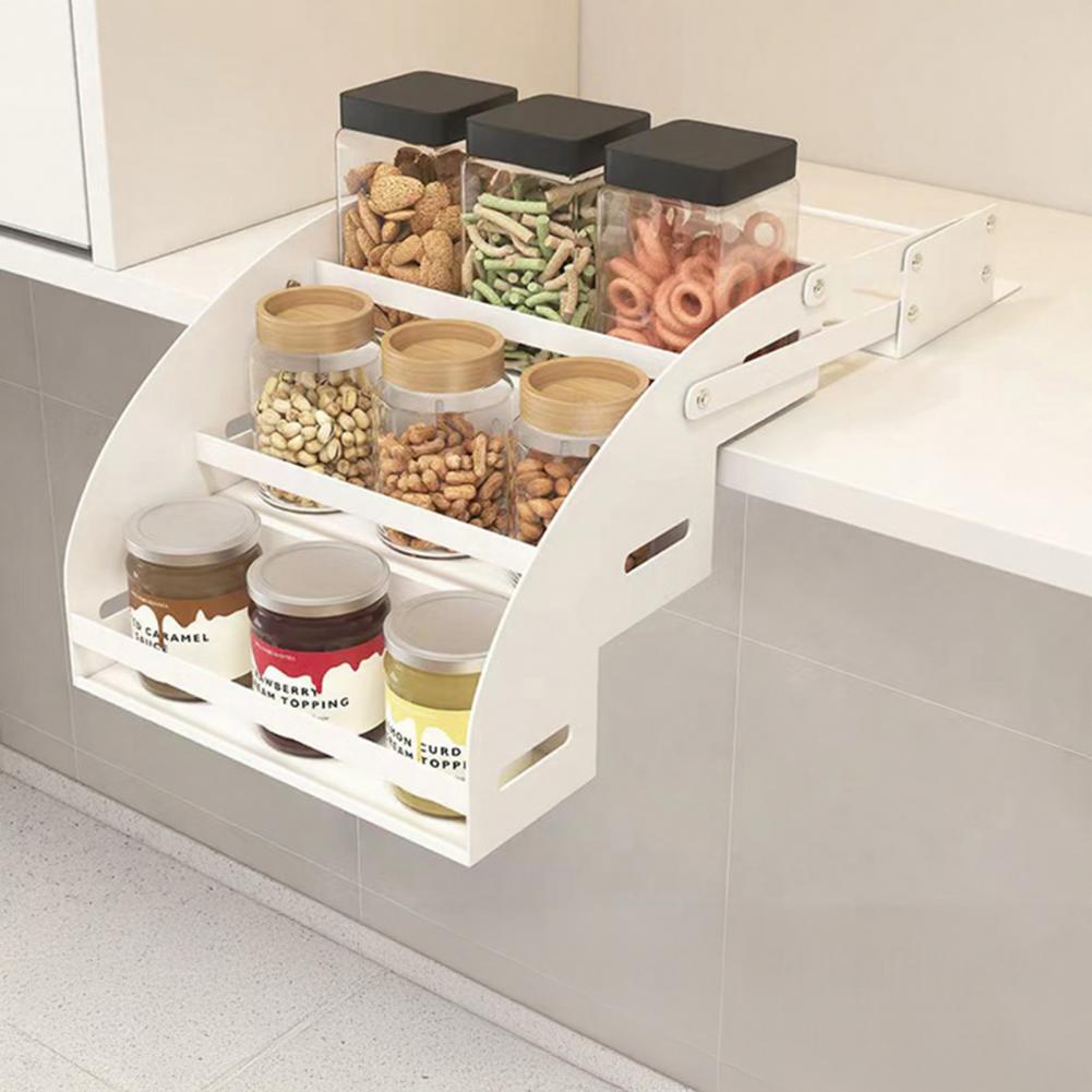 3段式スパイスオーガナイザー、3段プルダウン式スパイスラック - Food Storage Without Plastic のレビューと価格