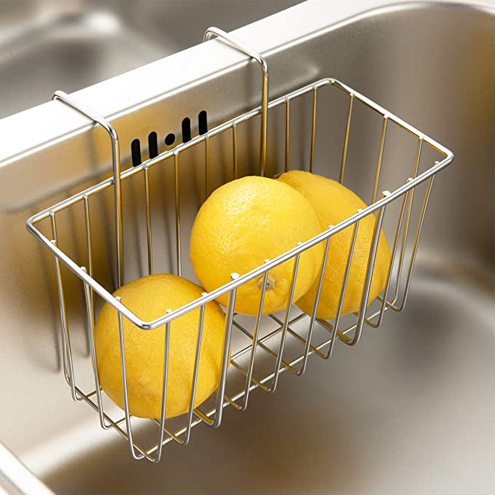 キッチンスポンジホルダーバスケット、食品キャッチャー、水切り - Food Storage For Restaurant のレビューと価格