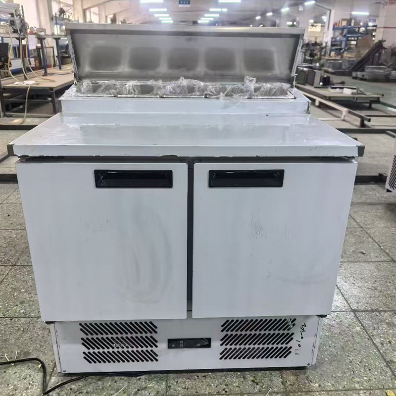 0～10℃低温業務用2ドアピザ準備台冷蔵庫自動霜取り冷蔵食品 - Food Storage Refrigerator のレビューと価格