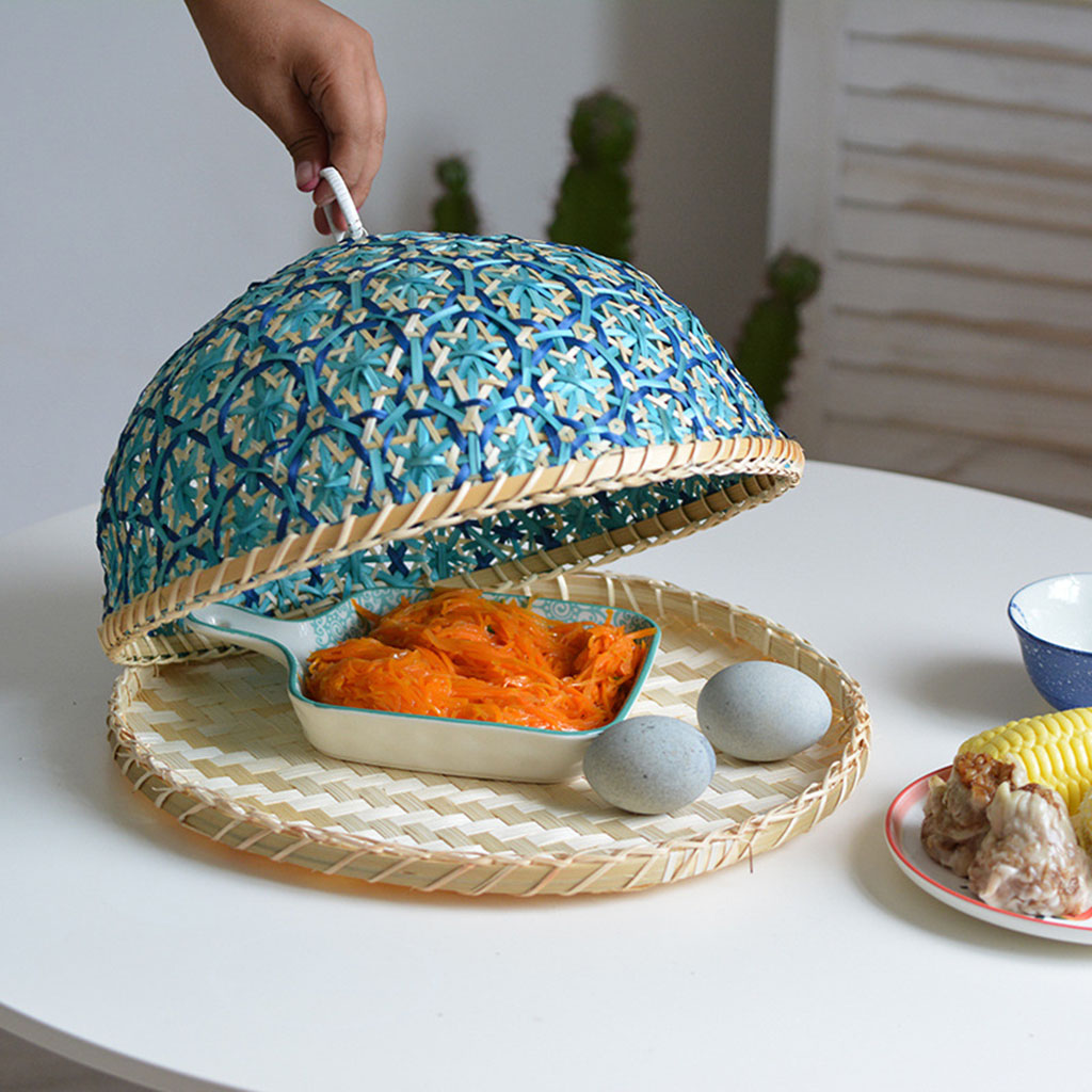 ふた付き竹製フードスプラッター、籐バスケット、プラッター、果 - Food Storage For Restaurant のレビューと価格