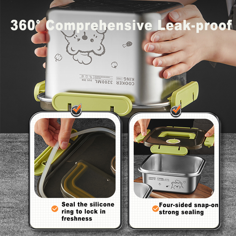 COOKER KING 420ml-6200ml 大容量ステ - Food Storage Oven Safe のレビューと価格
