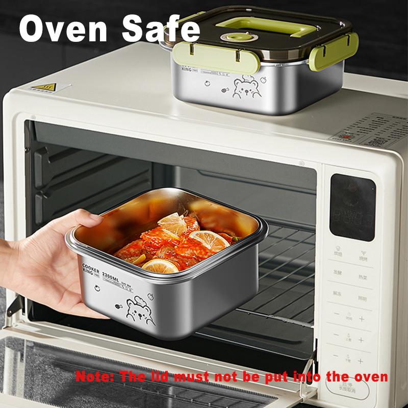 COOKER KING 420ml-6200ml 大容量ステ - Food Storage Oven Safe のレビューと価格