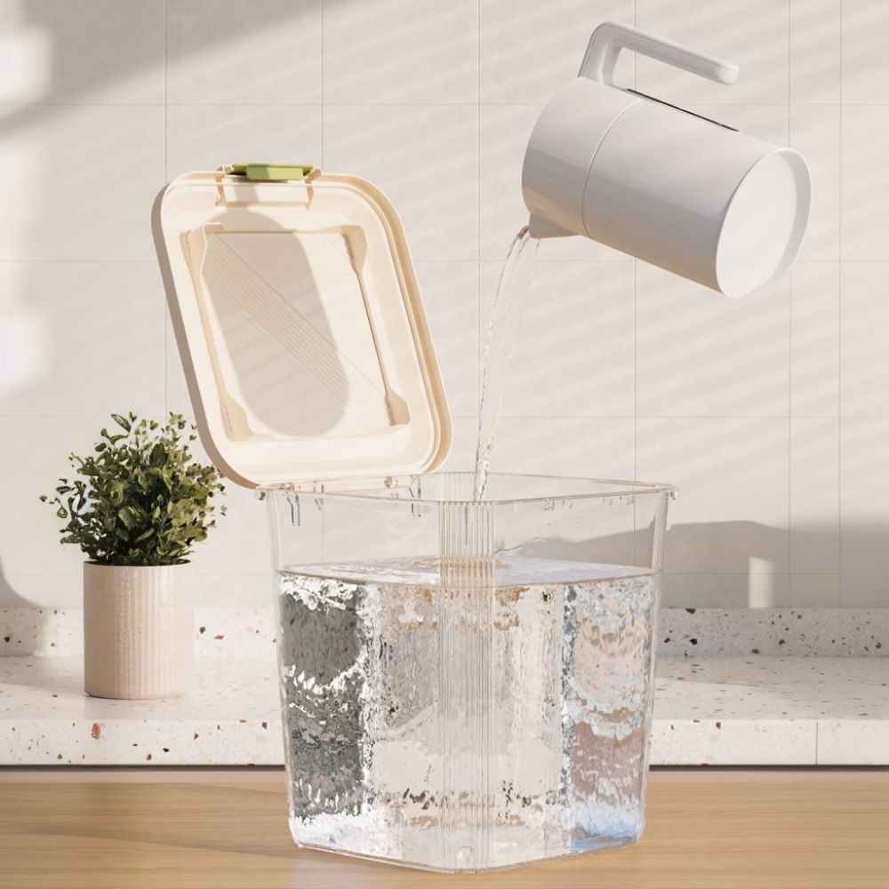 防虫米収納ボックス（車輪付き）、防湿ペットフード容器、大容量 - Food Storage Large Plastic Containers のレビューと価格
