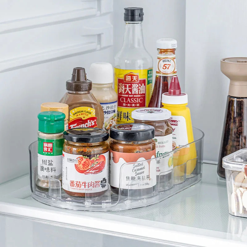360 ° 回転トレイ レイジースーザン 冷蔵庫オーガナイザ - Food Storage In Cabinets のレビューと価格