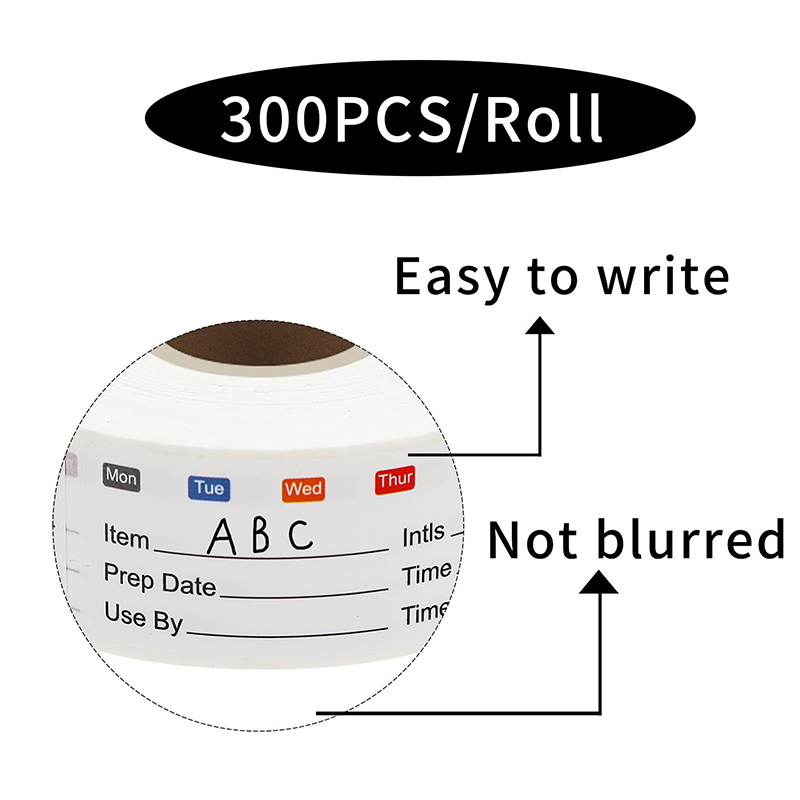 キッチン日付食品ステッカーラベル文具ステッカー 300 ピー - Food Storage Expiration Dates のレビューと価格