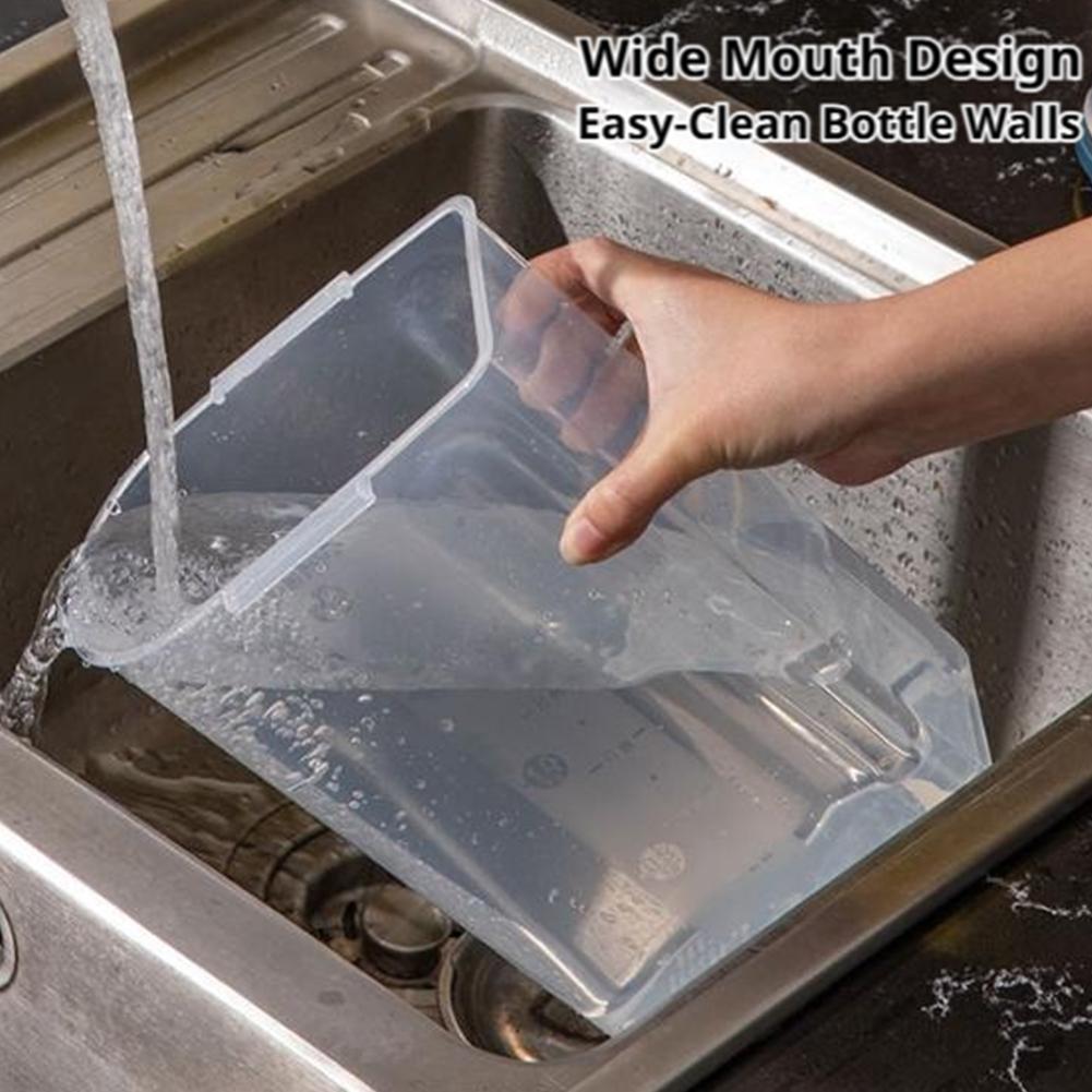 プラスチック製ペットフード保存容器 計量カップ付き 耐久性が - Food Storage Large Plastic Containers のレビューと価格