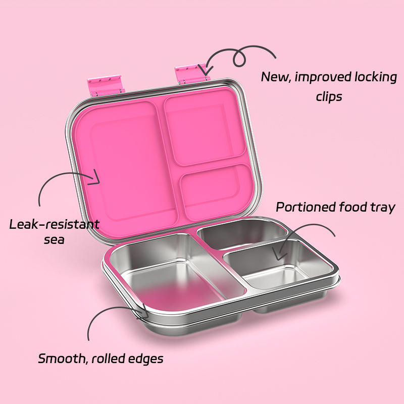 ステンレス製漏れ防止弁当箱 サンドイッチ対応 食品安全 コン - Food Storage Oven Safe のレビューと価格