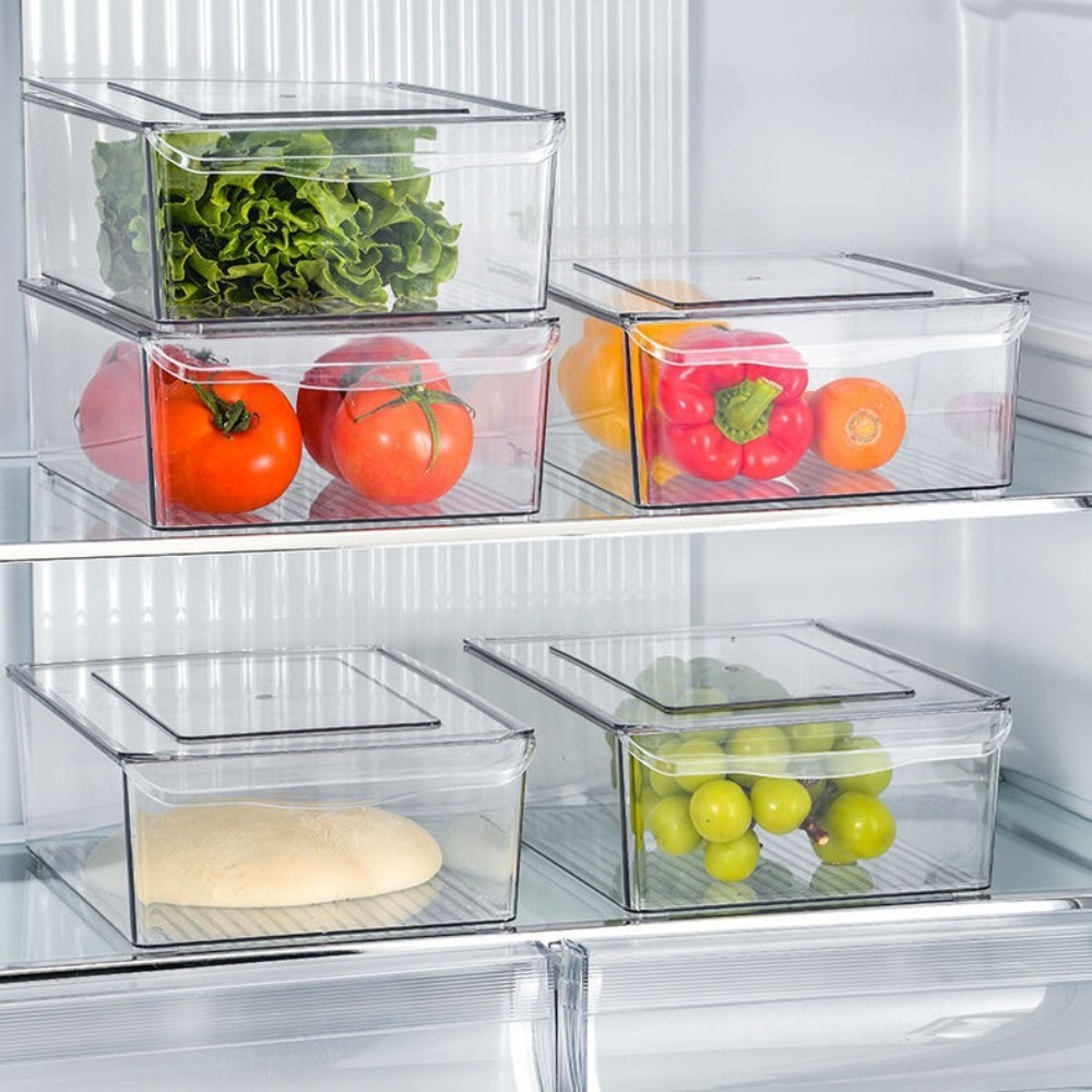 透明な生地発酵ボックス、防塵蓋付き、長方形の食品保存容器、可 - Food Storage For Restaurant のレビューと価格