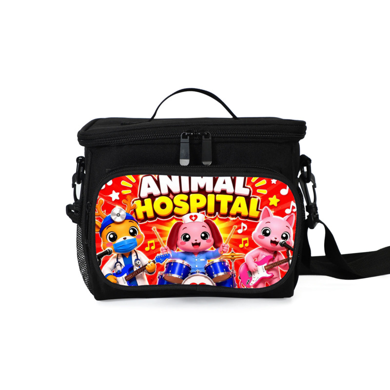 断熱ランチバッグクーラートート動物病院漫画ランチボックス子供 - Food Storage Hot のレビューと価格