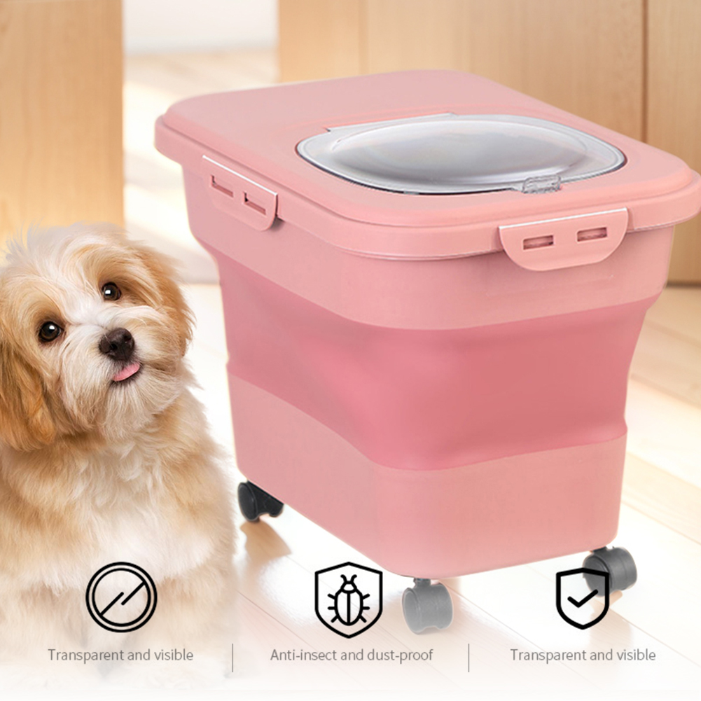 折りたたみ式ドライキャットフードボックス 20-30LB 折 - Food Storage Oven Safe のレビューと価格