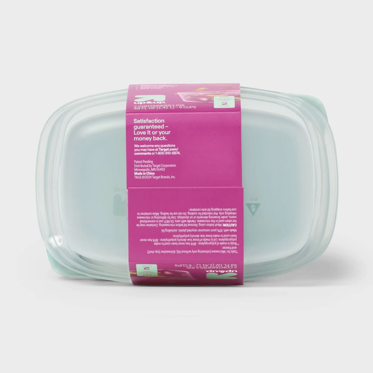2026年新発売 2個パック 48オンス 大型長方形食品保存 - Food Storage Large Plastic Containers のレビューと価格
