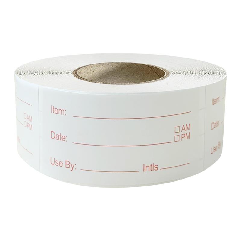 500枚/ロール 5*2.5cm キッチンステッカー 冷蔵庫 - Food Storage For Restaurant のレビューと価格